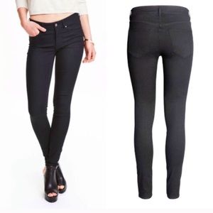 H&M super stretch skinny black jeans